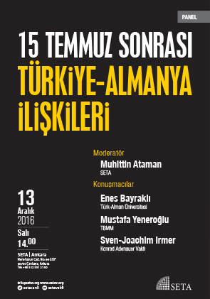 15 Temmuz Sonrası Türkiye-Almanya İlişkileri